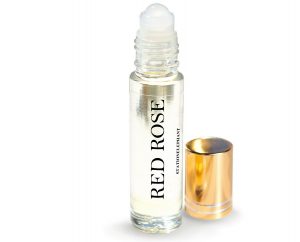 red rose Vegan Perfume Oil by StationElephant.