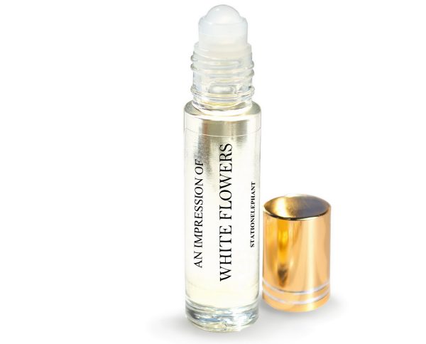 White Flower Type Vegan Perfume Oil by StationElephant.