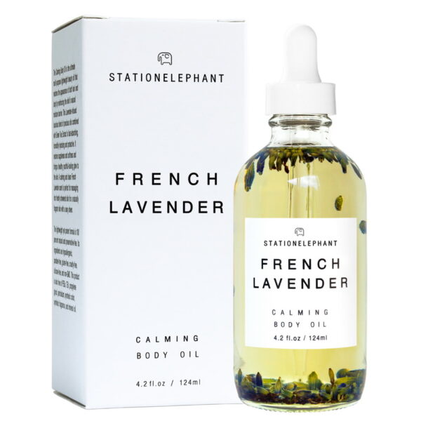French Lavender Vegan Body oil by Stationelephant